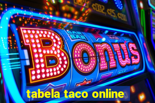 tabela taco online